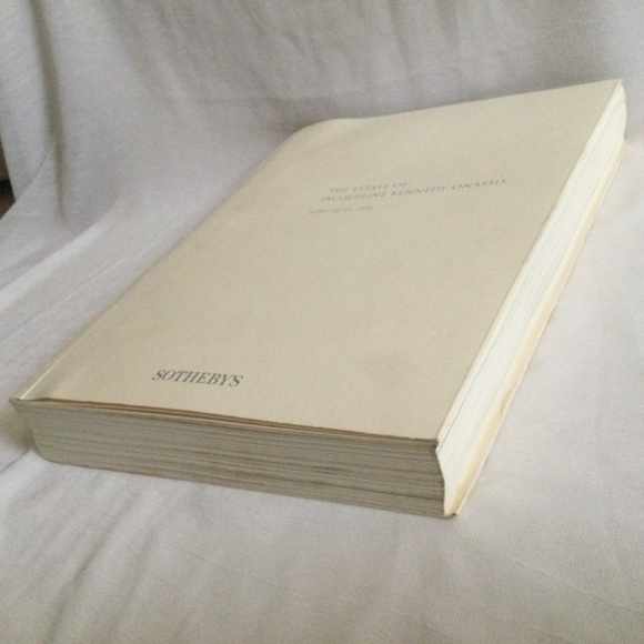 Estate of Jacqueline Kennedy Onassis Auction Catalog April 23-26, 1996 - Picture 3 of 16